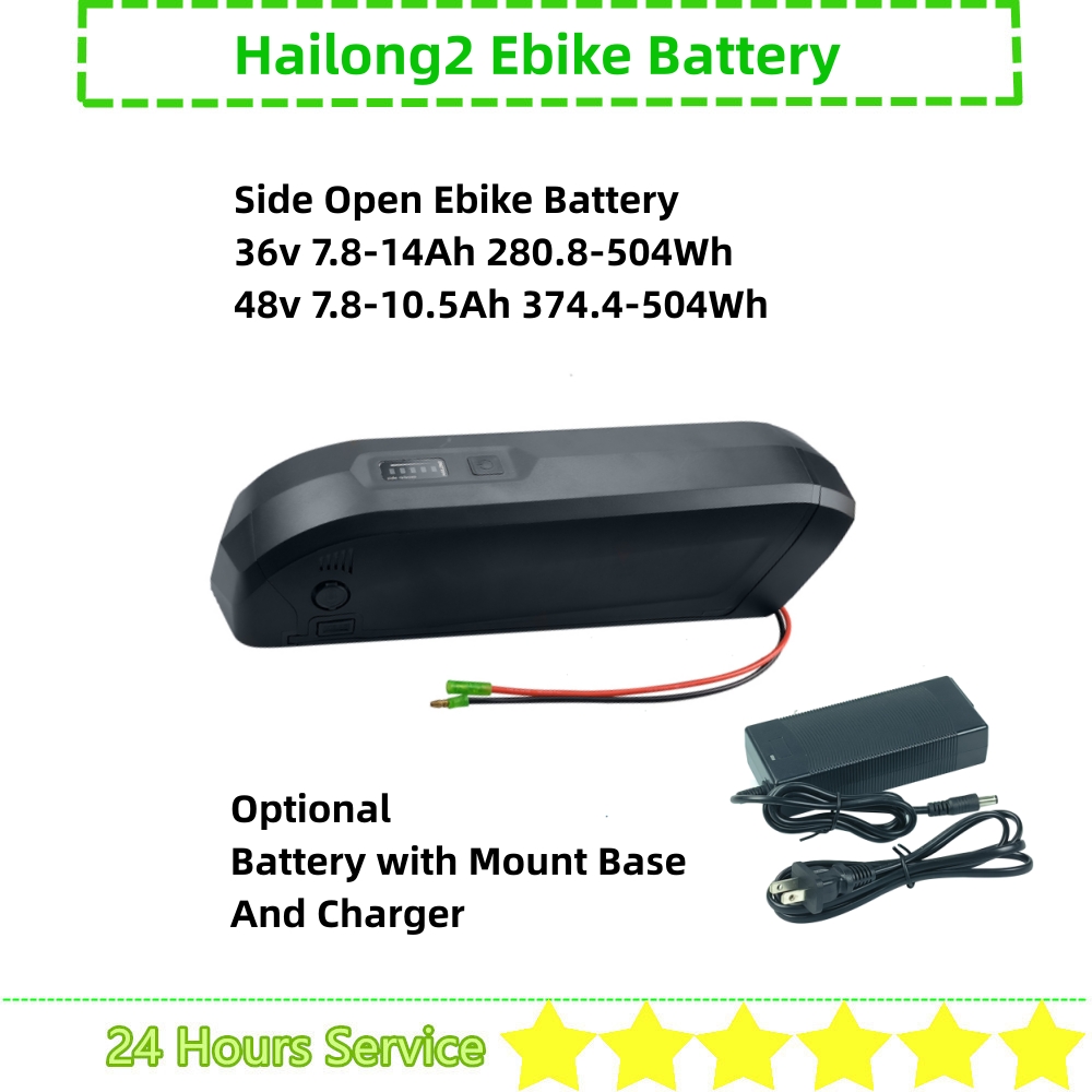 Ebike Battery 48V 20Ah Hailong - Baterai sepeda Ebike 36V memiliki 2