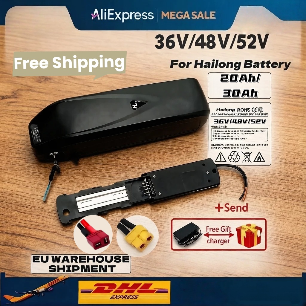 Ebike Battery 48V 20Ah Hailong - Baru untuk Hailong 36V 48V 52V