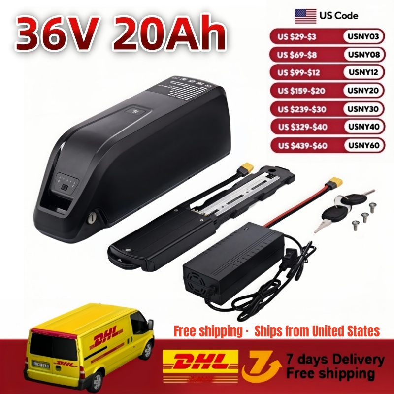 Ebike Battery 48V 20Ah Hailong - Baterai Sepeda Listrik Hailong 36V 48V