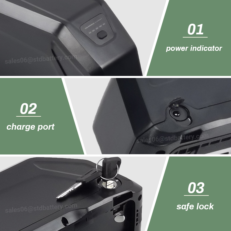 Baterai Ebike Downtube 52V 13A - Ebike Battery 48V 20Ah Hailong ulasan dan harga