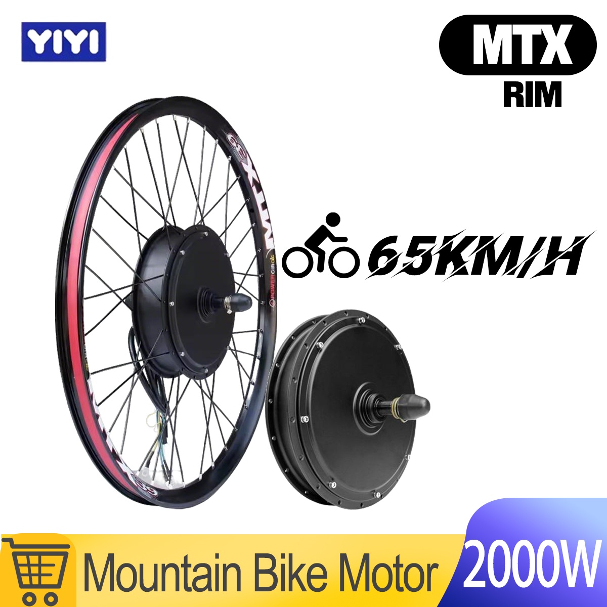 MTX 48V52V 2000W Roda Motor Eb - 72V 5000W Hub Motor Kit ulasan dan harga