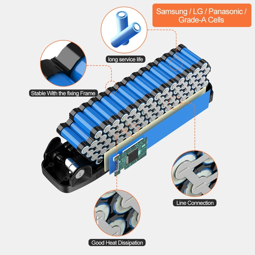 Baru untuk Hailong 36V 48V 52V - Ebike Battery 48V 20Ah Hailong ulasan dan harga
