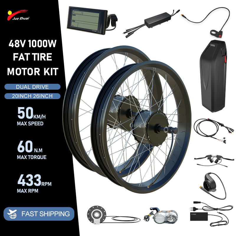 Kit Konversi Sepeda Listrik Ba - Fat Tire Ebike Conversion Kit 2000W ulasan dan harga