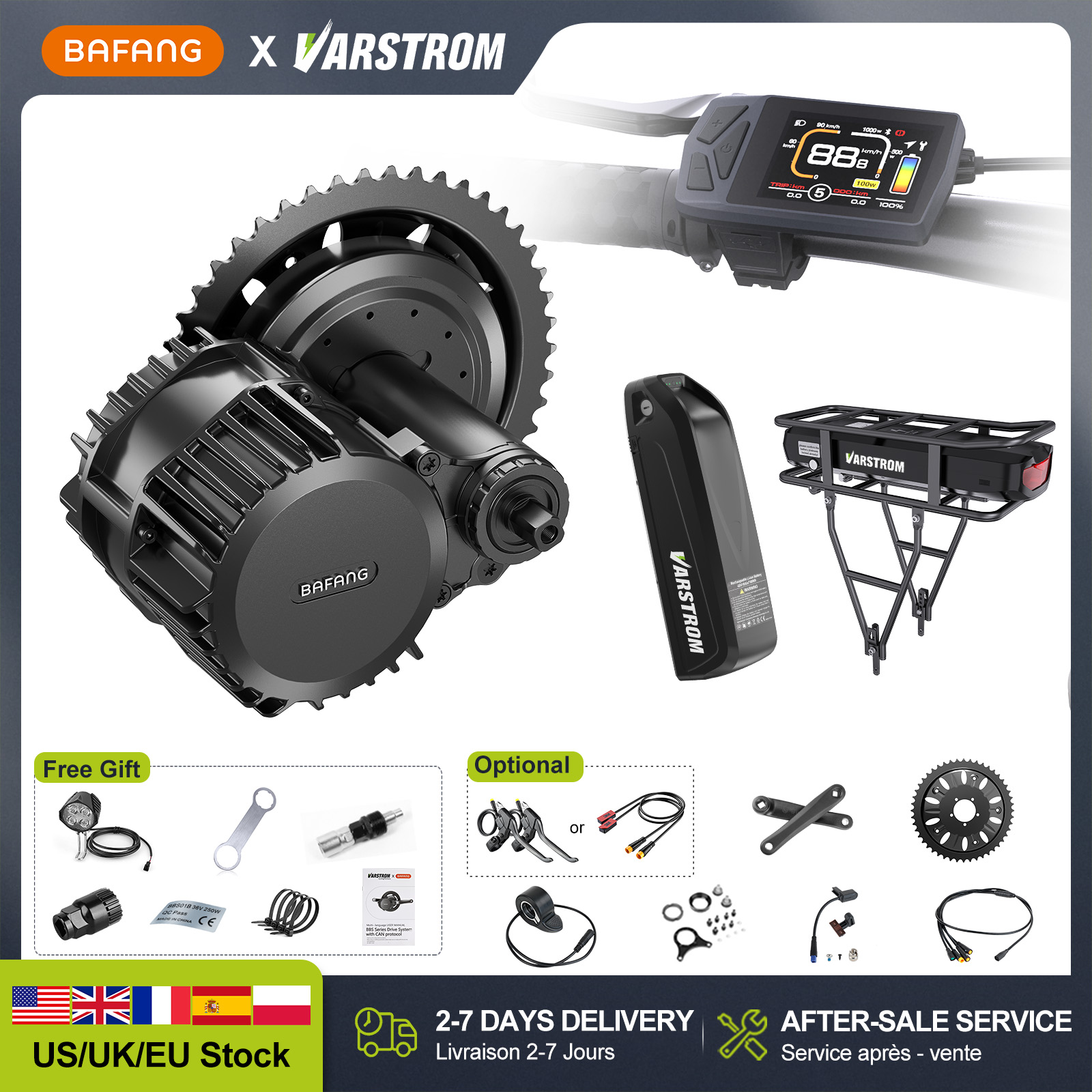 [Stok AS] Bafang 48V Motor Pen - Bafang Bbshd 1000W Conversion Kit ulasan dan harga